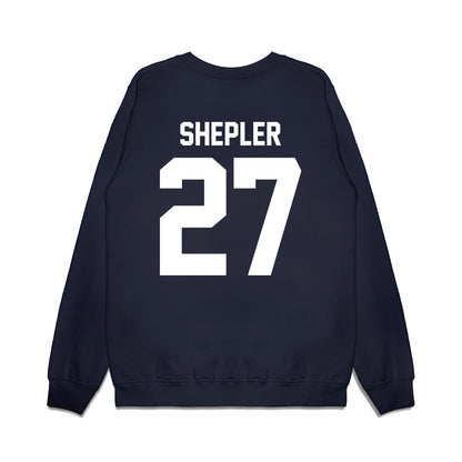Liberty - NCAA Football : Clay Shepler - Vintage Helmet Premium Crewneck Sweatshirt-1