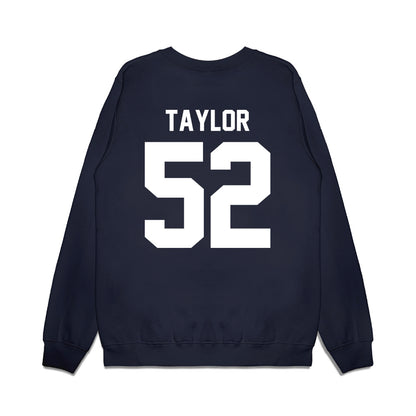 Liberty - NCAA Football : Jacob Taylor - Vintage Helmet Premium Crewneck Sweatshirt-1