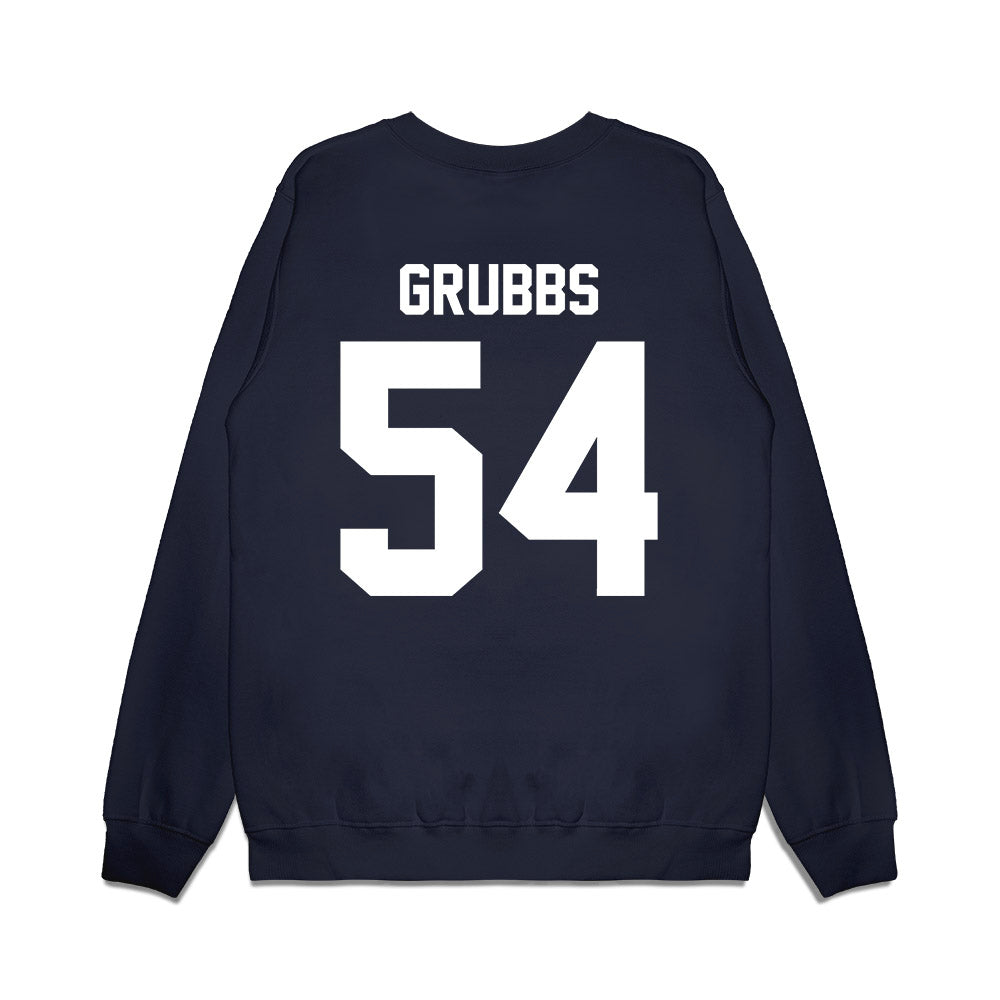 Liberty - NCAA Football : Cal Grubbs - Vintage Helmet Premium Crewneck Sweatshirt-1