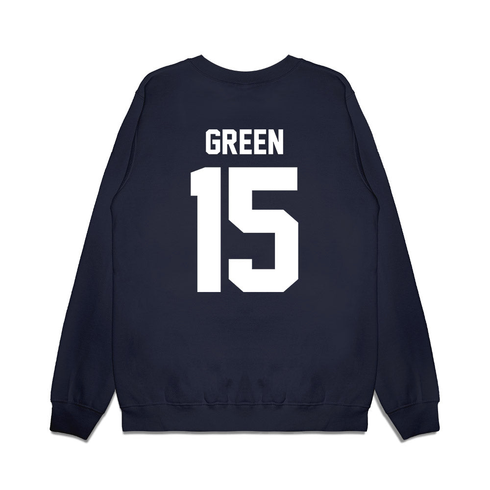 Liberty - NCAA Football : Brylan Green - Vintage Helmet Premium Crewneck Sweatshirt-1