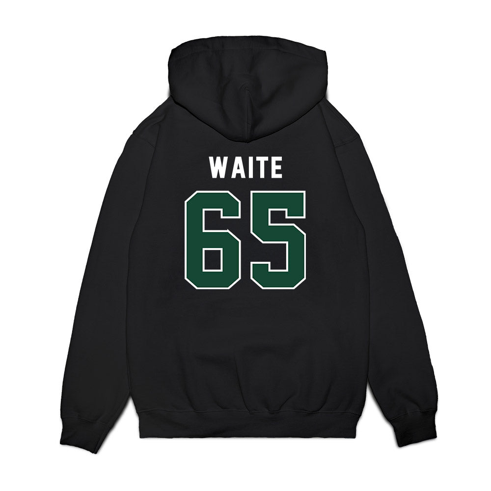 Ohio - NCAA Football : Joshua Waite - Vintage Helmet Premium Hooded Sweatshirt-1