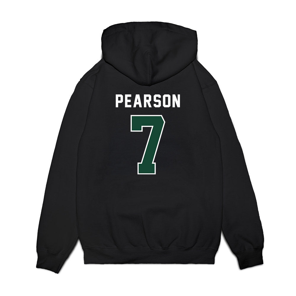 Ohio - NCAA Football : Tank Pearson - Vintage Helmet Premium Hooded Sweatshirt-1