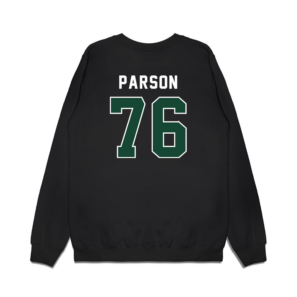 Ohio - NCAA Football : Bryce Parson - Vintage Helmet Premium Crewneck Sweatshirt-1
