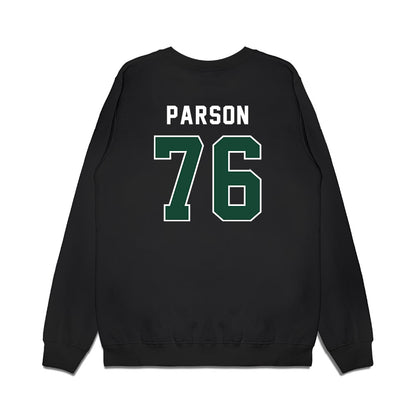 Ohio - NCAA Football : Bryce Parson - Vintage Helmet Premium Crewneck Sweatshirt-1