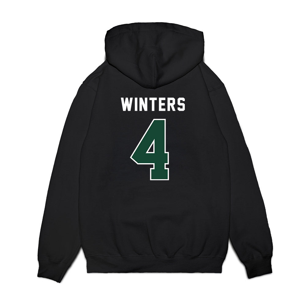 Ohio - NCAA Football : Jacob Winters - Vintage Helmet Premium Hooded Sweatshirt-1