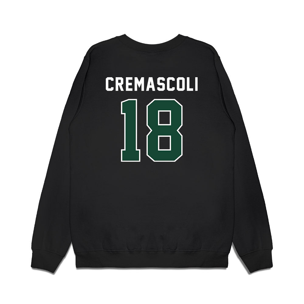 Ohio - NCAA Football : Miles Cremascoli - Vintage Helmet Premium Crewneck Sweatshirt-1