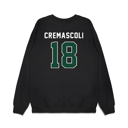 Ohio - NCAA Football : Miles Cremascoli - Vintage Helmet Premium Crewneck Sweatshirt-1
