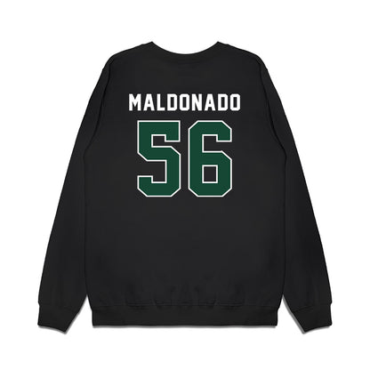 Ohio - NCAA Football : Benjamin Maldonado - Vintage Helmet Premium Crewneck Sweatshirt-1