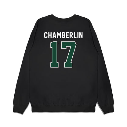 Ohio - NCAA Football : Caleb Chamberlin - Vintage Helmet Premium Crewneck Sweatshirt-1