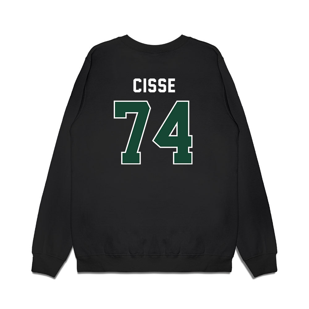 Ohio - NCAA Football : Tigana Cisse - Vintage Helmet Premium Crewneck Sweatshirt-1