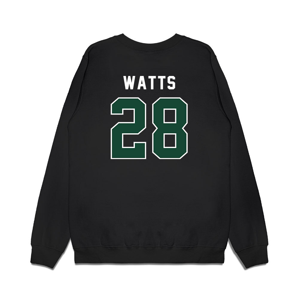 Ohio - NCAA Football : Britton Watts - Vintage Helmet Premium Crewneck Sweatshirt-1