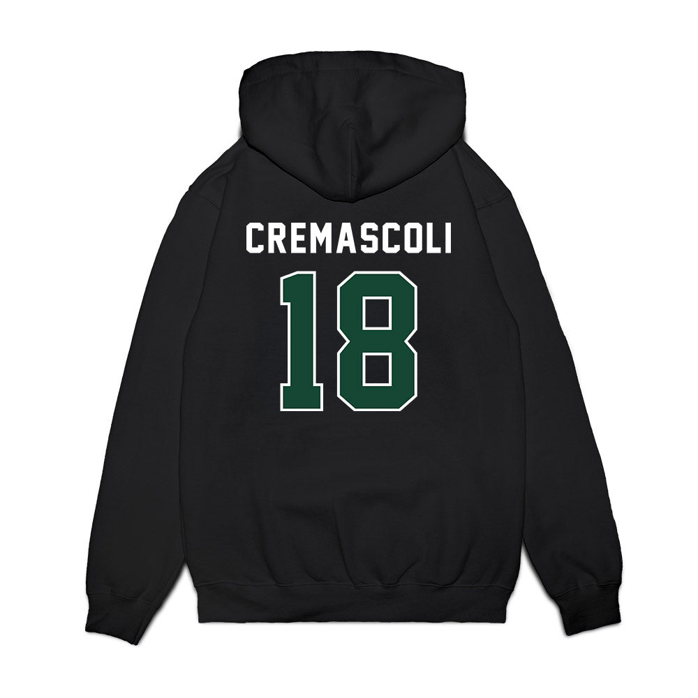 Ohio - NCAA Football : Miles Cremascoli - Vintage Helmet Premium Hooded Sweatshirt-1