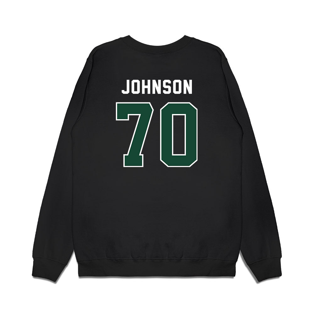 Ohio - NCAA Football : JJ Johnson - Vintage Helmet Premium Crewneck Sweatshirt-1