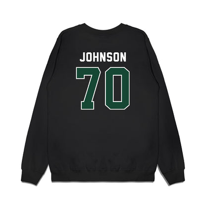 Ohio - NCAA Football : JJ Johnson - Vintage Helmet Premium Crewneck Sweatshirt-1