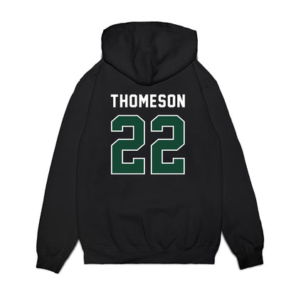 Ohio - NCAA Football : Jalen Thomeson - Vintage Helmet Premium Hooded Sweatshirt-1