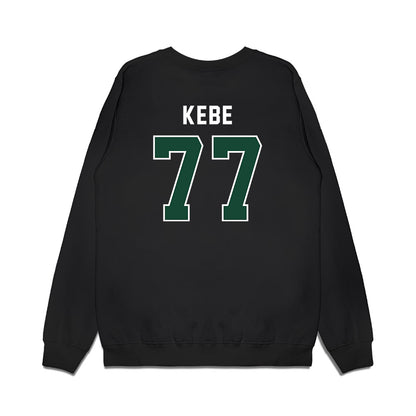 Ohio - NCAA Football : Ibrahim Kebe - Vintage Helmet Premium Crewneck Sweatshirt-1