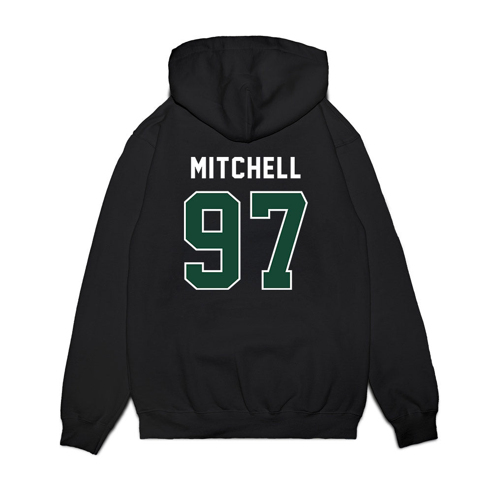 Ohio - NCAA Football : Austin Mitchell - Vintage Helmet Premium Hooded Sweatshirt-1
