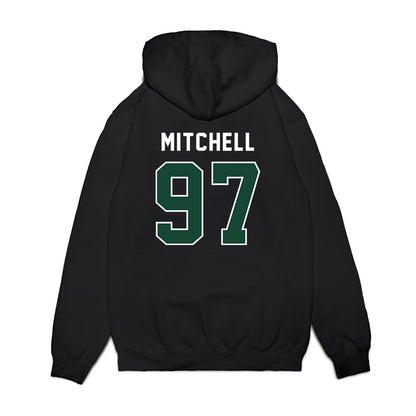Ohio - NCAA Football : Austin Mitchell - Vintage Helmet Premium Hooded Sweatshirt-1