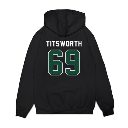 Ohio - NCAA Football Legends : Parker Titsworth - Vintage Helmet Premium Hooded Sweatshirt-1