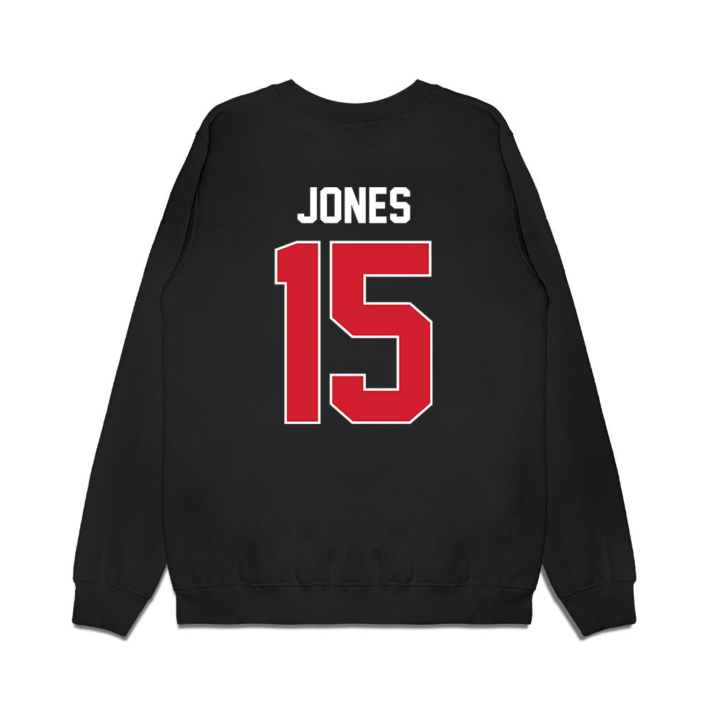 Arkansas State - NCAA Football : Andrew Jones - Vintage Helmet Premium Crewneck Sweatshirt-1