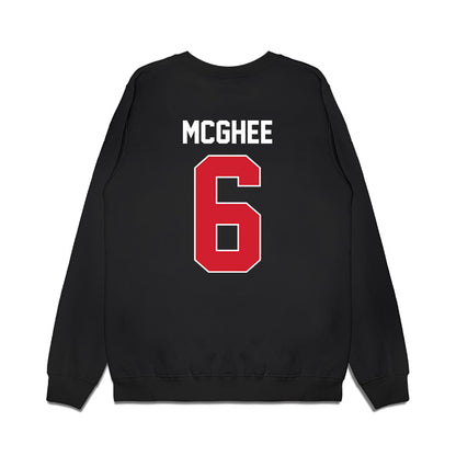 Arkansas State - NCAA Football : AG McGhee - Vintage Helmet Premium Crewneck Sweatshirt-1