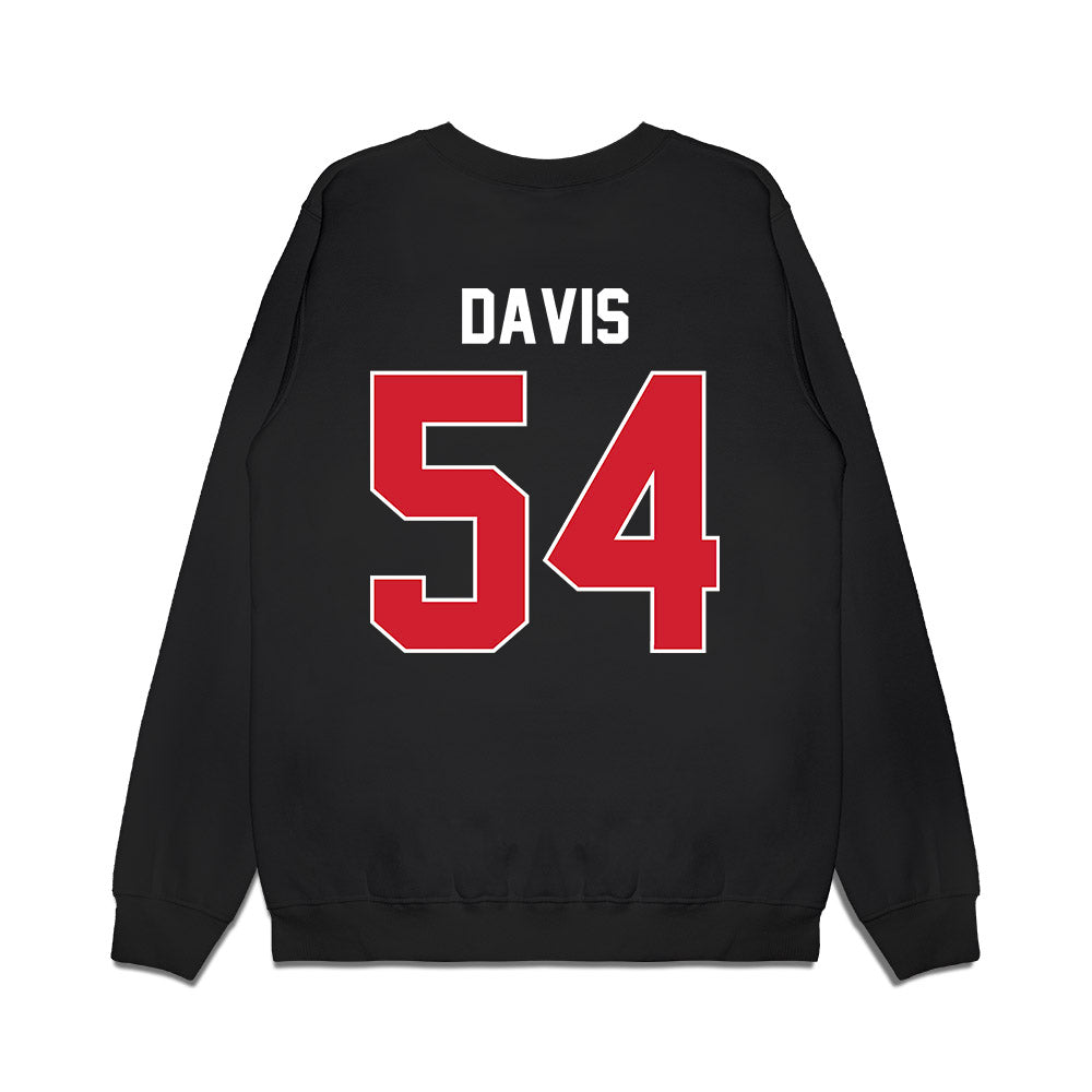 Arkansas State - NCAA Football : Walker Davis - Vintage Helmet Premium Crewneck Sweatshirt-1