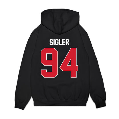 Arkansas State - NCAA Football : Cody Sigler - Vintage Helmet Premium Hooded Sweatshirt-1