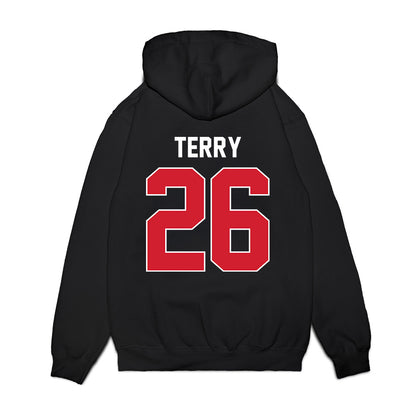 Arkansas State - NCAA Football : Kiandre Terry - Vintage Helmet Premium Hooded Sweatshirt-1
