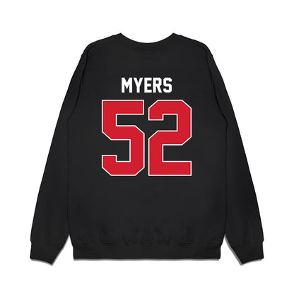 Arkansas State - NCAA Football : Mason Myers - Vintage Helmet Premium Crewneck Sweatshirt-1