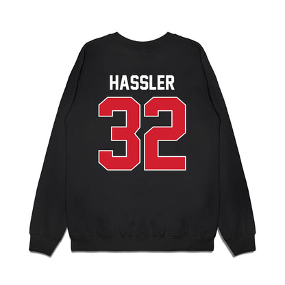 Arkansas State - NCAA Football : Ethan Hassler - Vintage Helmet Premium Crewneck Sweatshirt-1