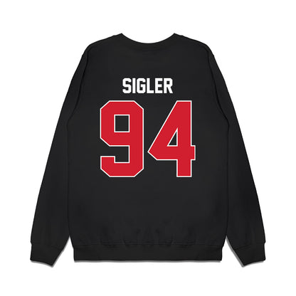 Arkansas State - NCAA Football : Cody Sigler - Vintage Helmet Premium Crewneck Sweatshirt-1