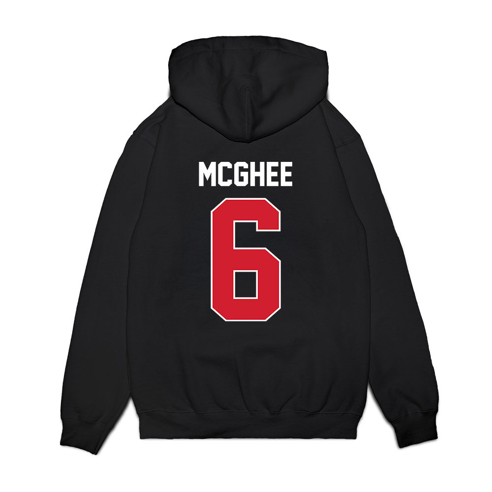Arkansas State - NCAA Football : AG McGhee - Vintage Helmet Premium Hooded Sweatshirt-1