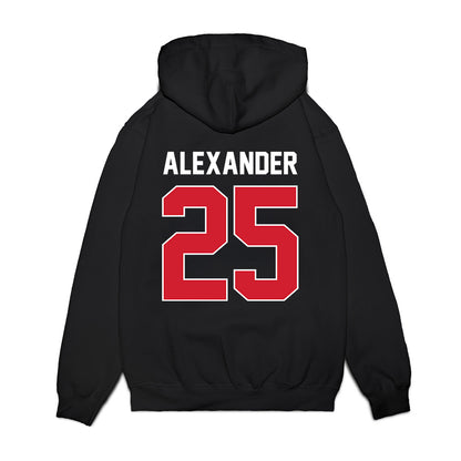 Arkansas State - NCAA Football : Aaron Alexander - Vintage Helmet Premium Hooded Sweatshirt-1