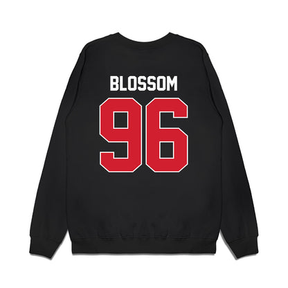 Arkansas State - NCAA Football : Ronnie Blossom - Vintage Helmet Premium Crewneck Sweatshirt-1