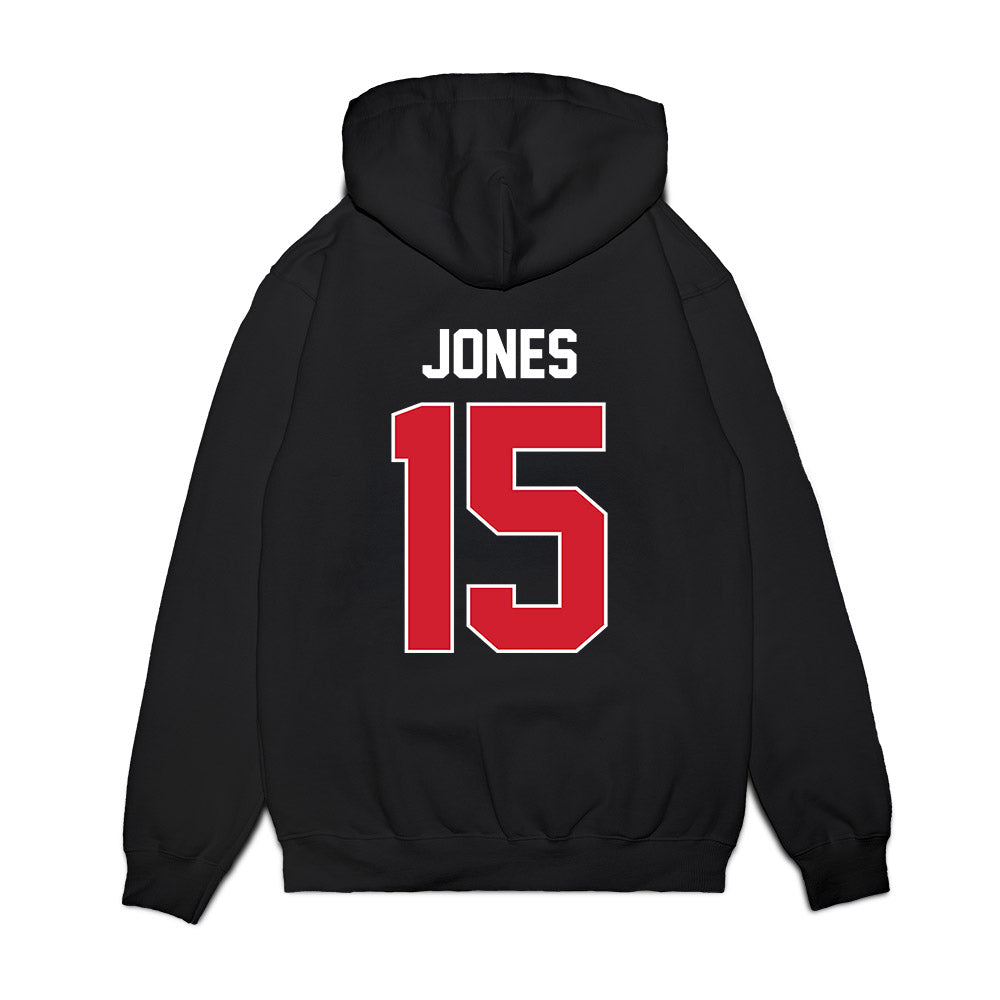 Arkansas State - NCAA Football : Andrew Jones - Vintage Helmet Premium Hooded Sweatshirt-1