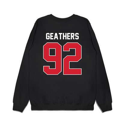 Arkansas State - NCAA Football : Thurman Geathers - Vintage Helmet Premium Crewneck Sweatshirt-1