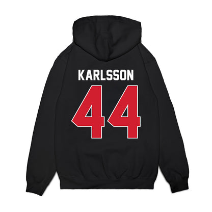 Arkansas State - NCAA Football : Ben Karlsson - Vintage Helmet Premium Hooded Sweatshirt-1