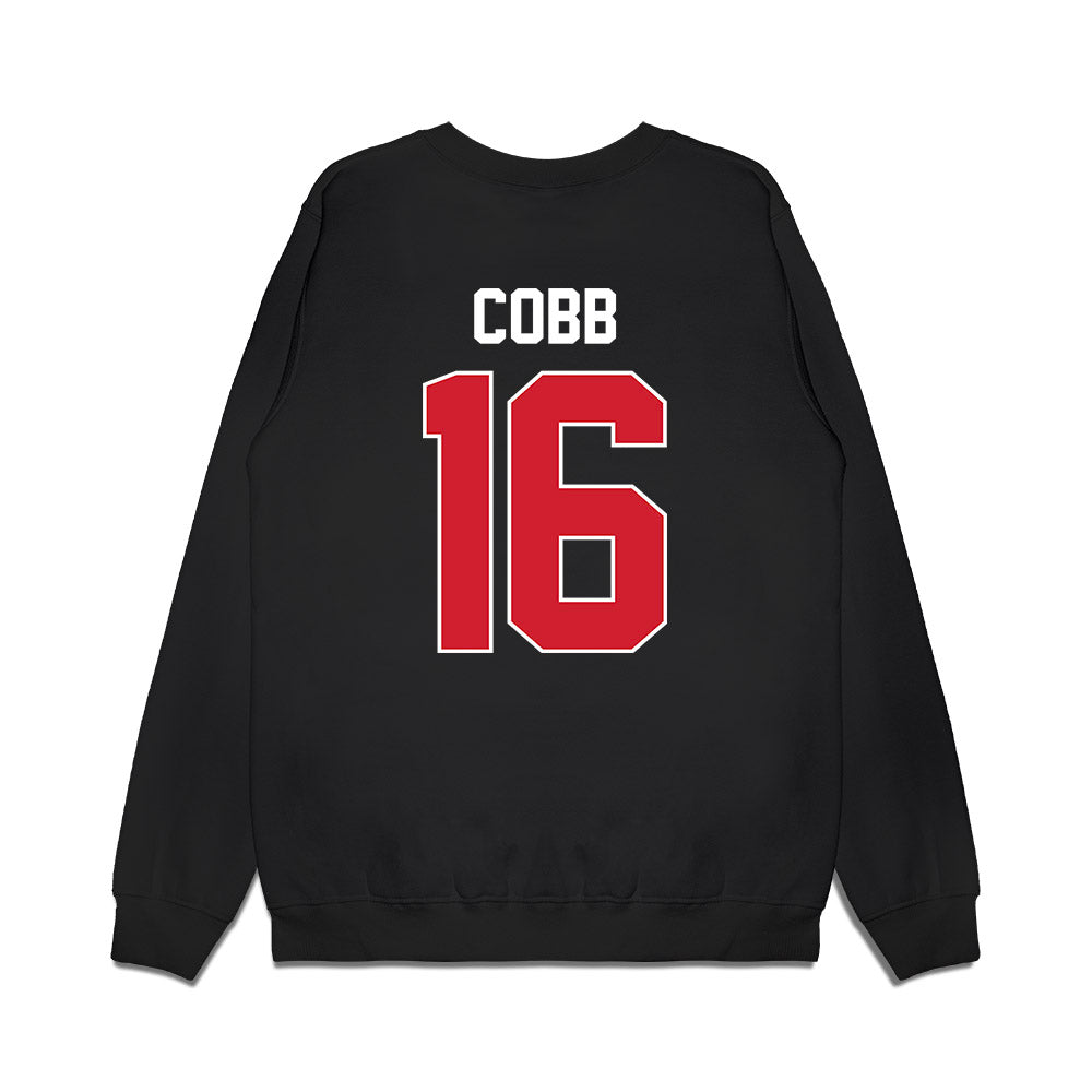 Arkansas State - NCAA Football : Chauncy Cobb - Vintage Helmet Premium Crewneck Sweatshirt-1