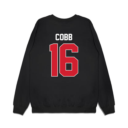 Arkansas State - NCAA Football : Chauncy Cobb - Vintage Helmet Premium Crewneck Sweatshirt-1