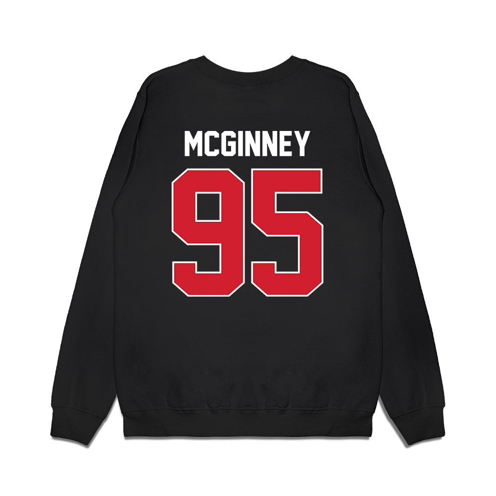 Arkansas State - NCAA Football : Jakwon Mcginney - Vintage Helmet Premium Crewneck Sweatshirt-1