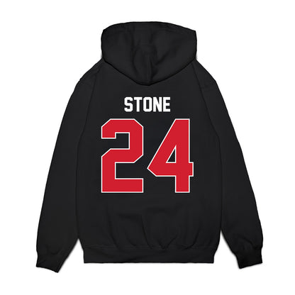 Arkansas State - NCAA Football : Josh Stone - Vintage Helmet Premium Hooded Sweatshirt-1