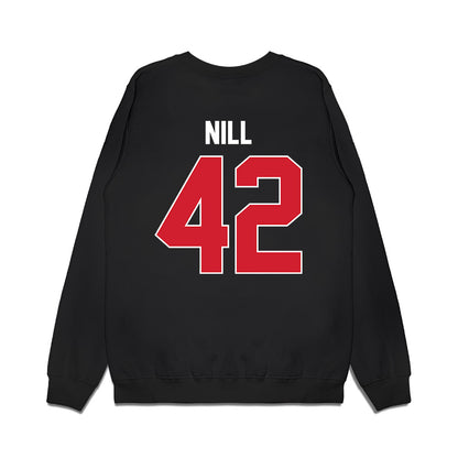 Arkansas State - NCAA Football : Kyle Nill - Vintage Helmet Premium Crewneck Sweatshirt-1