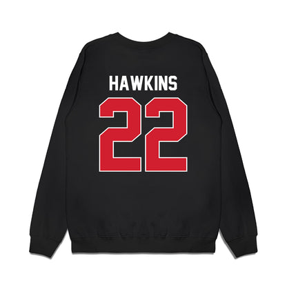 Arkansas State - NCAA Football : Cedric Hawkins - Vintage Helmet Premium Crewneck Sweatshirt-1