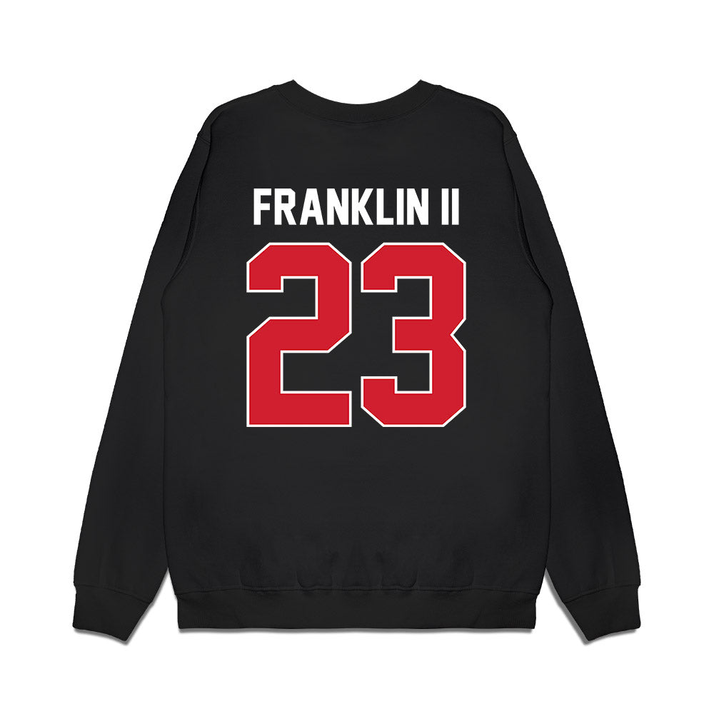 Arkansas State - NCAA Football : Cedric Franklin II - Vintage Helmet Premium Crewneck Sweatshirt-1