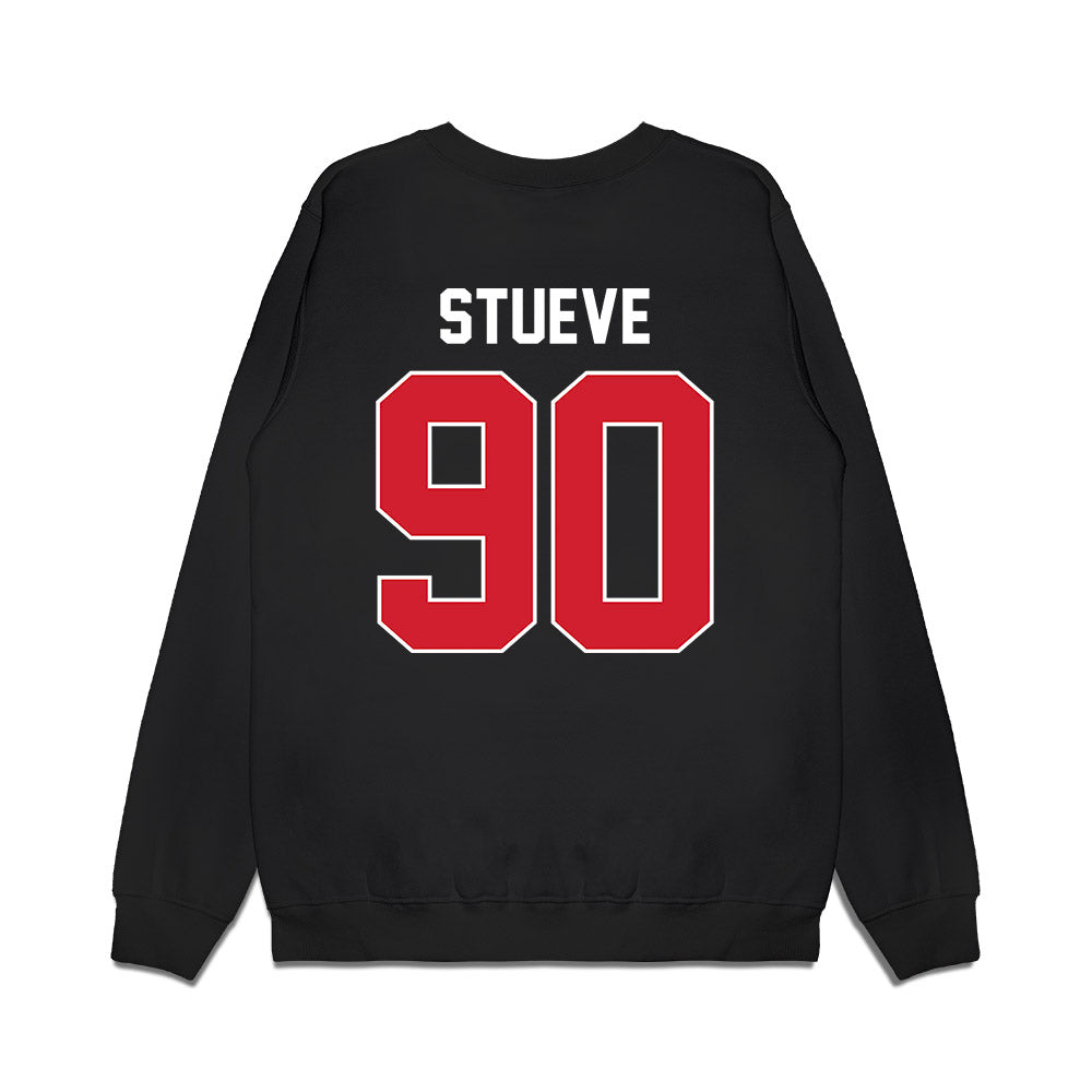 Arkansas State - NCAA Football : Lincoln Stueve - Vintage Helmet Premium Crewneck Sweatshirt-1