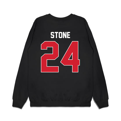 Arkansas State - NCAA Football : Josh Stone - Vintage Helmet Premium Crewneck Sweatshirt-1