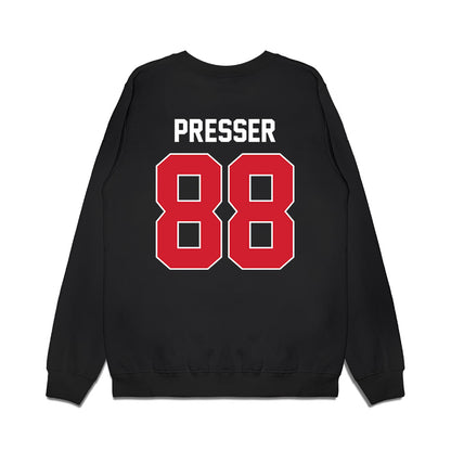 Arkansas State - NCAA Football : Calen Presser - Vintage Helmet Premium Crewneck Sweatshirt-1