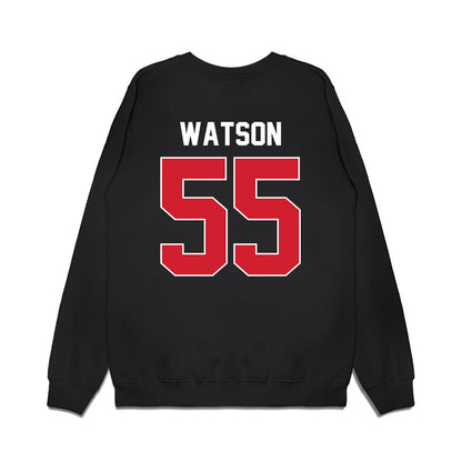 Arkansas State - NCAA Football : Aleric Watson - Vintage Helmet Premium Crewneck Sweatshirt-1