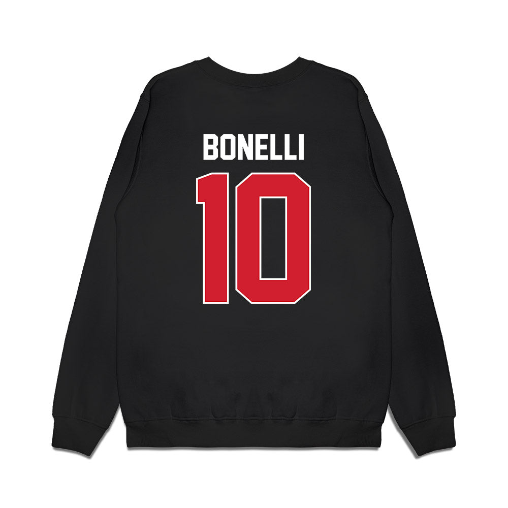 Arkansas State - NCAA Football : Jaylen Bonelli - Vintage Helmet Premium Crewneck Sweatshirt-1