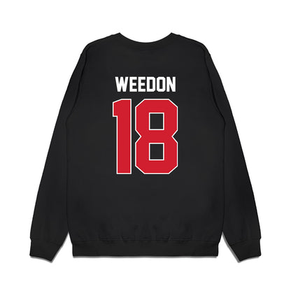 Arkansas State - NCAA Football : Malekhi Weedon - Vintage Helmet Premium Crewneck Sweatshirt-1